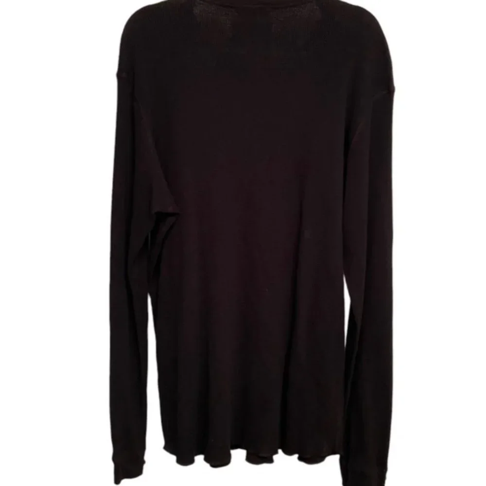 SOLD Wings + Horns XL Black Longsleeve Shirt - Picture 2 of 6